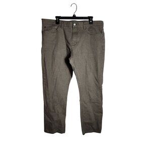 English Laundry Mens Slim Fit Brown Pants Size 40x30 Cotton Blend